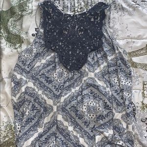 Maurices tank top with crochet design